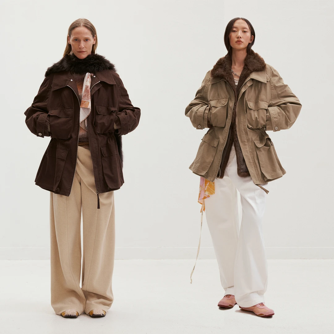 MEDIUM WELL_可拆兔毛真两件套派克棉服外套_Rabbit Fur Parka