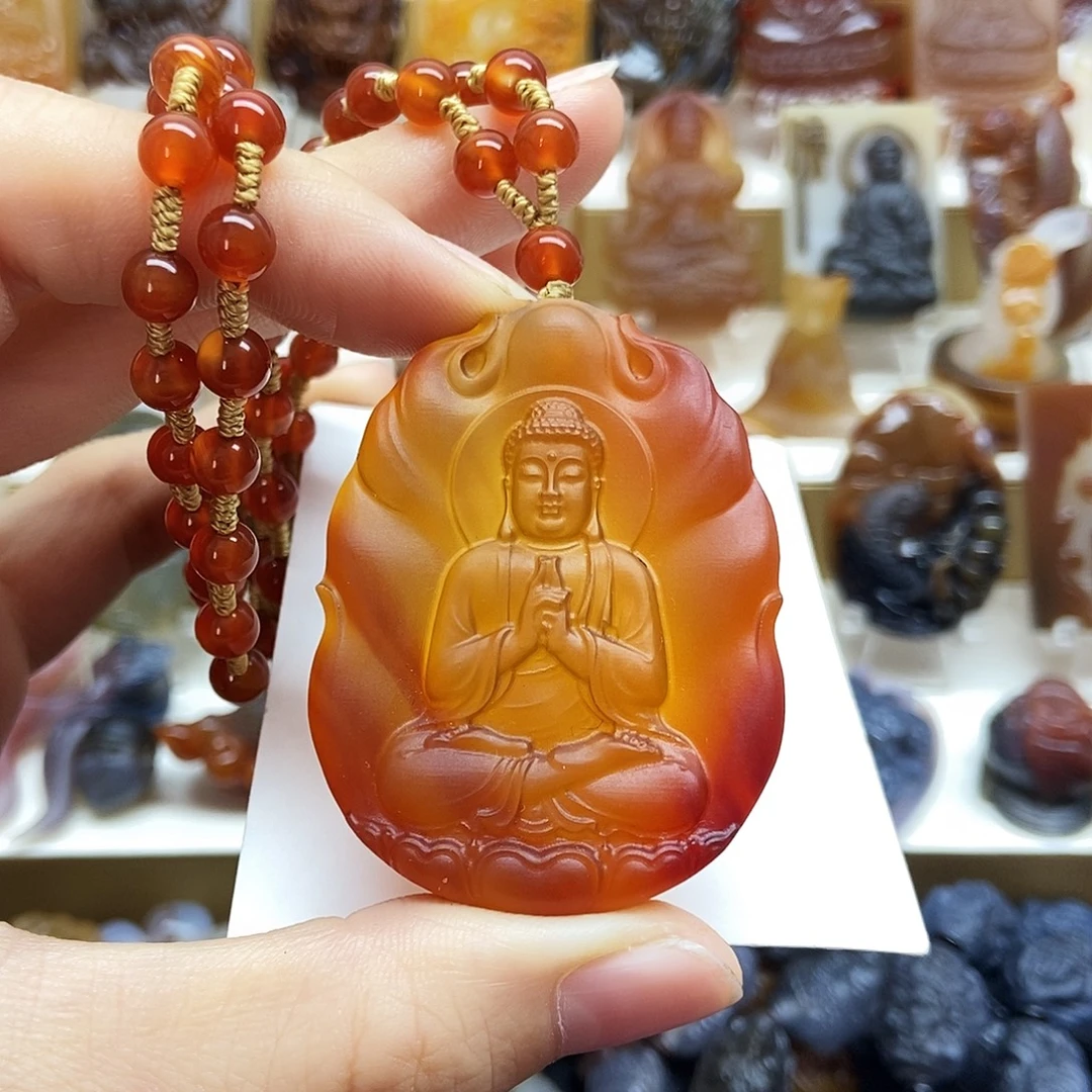 漓***茉玛瑙/玉髓未镶嵌颈饰