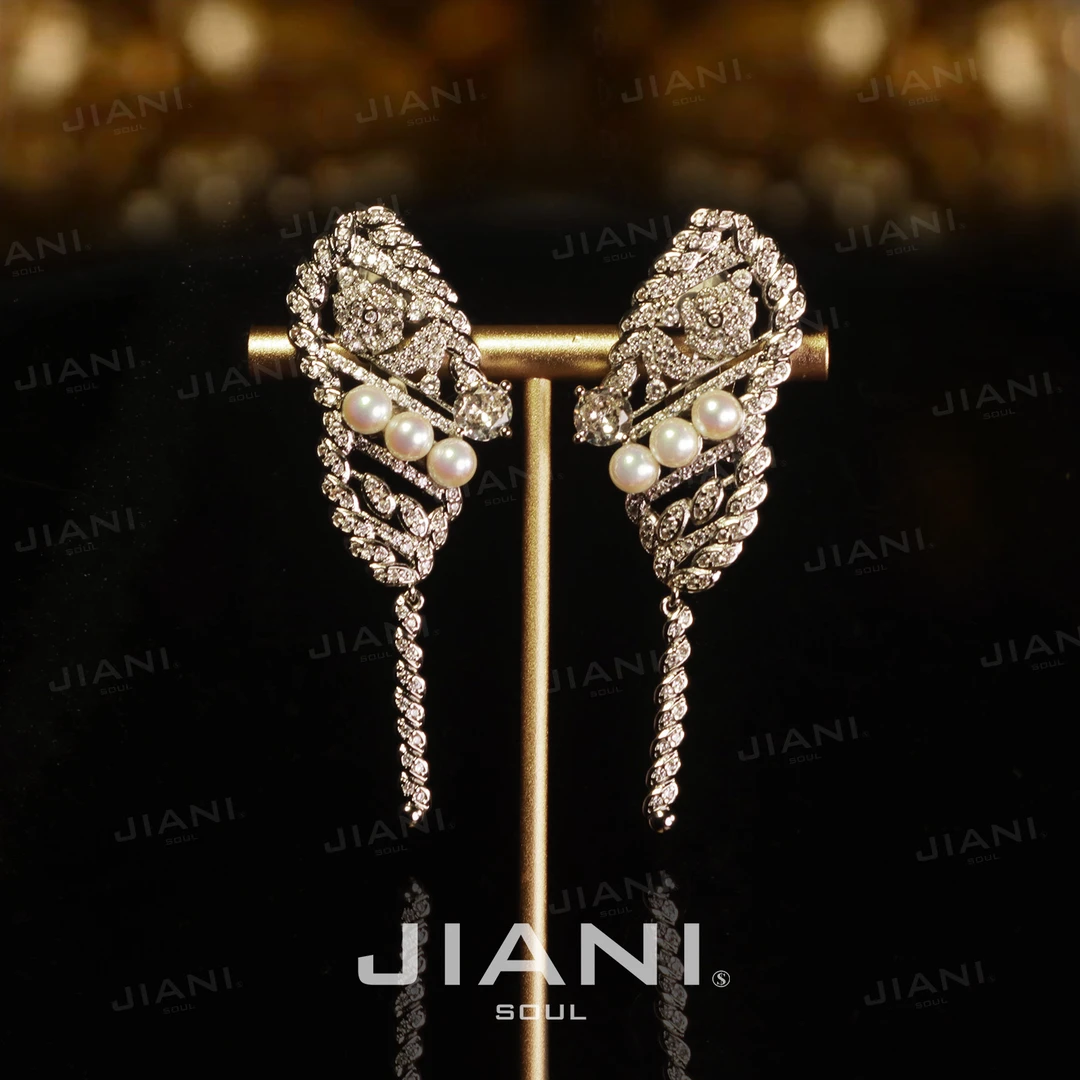 合金耳饰 JIANI【洛可可艺术“欧式复古裁剪”逃离现实梦幻衣橱】耳饰