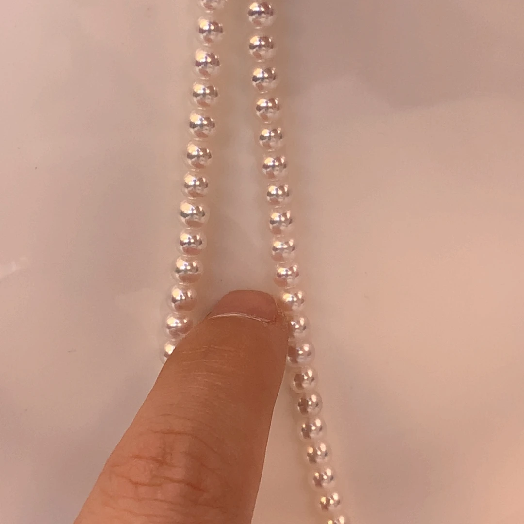 淡水珍珠颈饰18K金镶嵌D*n