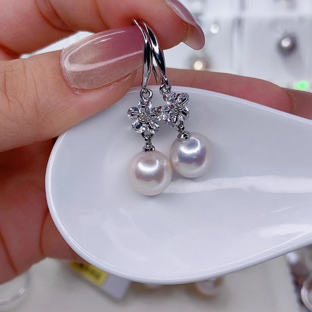 淡水珍珠耳饰未镶嵌