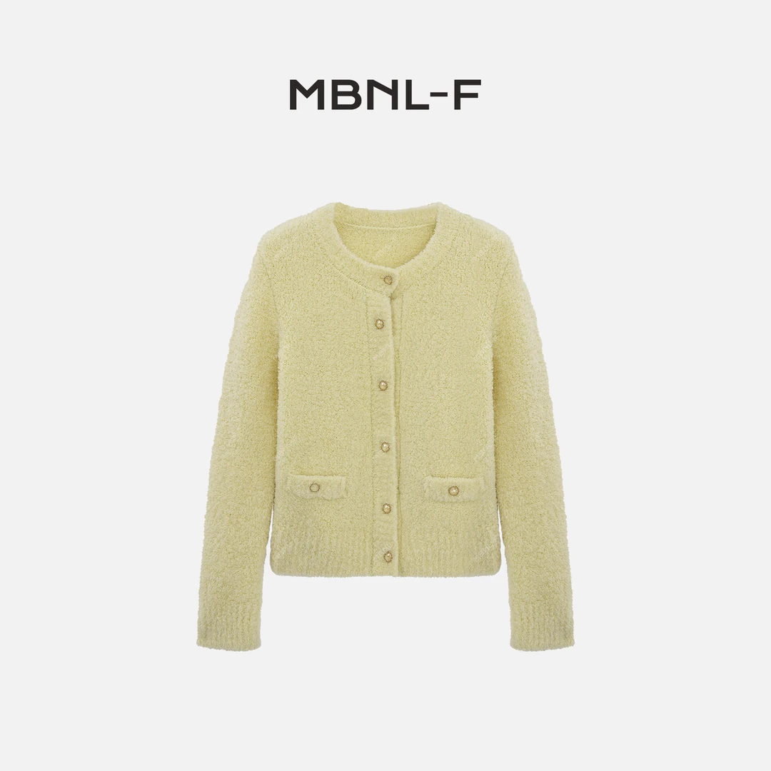 MBNL-F“糯板栗” 2024F/W新品 100%托斯卡纳羊毛开衫秦磊XM-MY6842