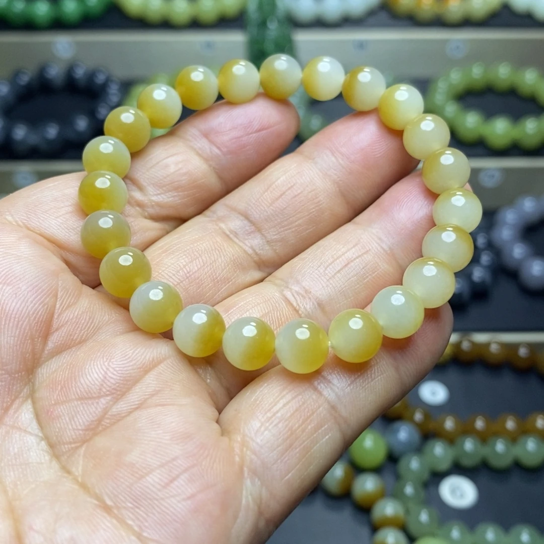 和田玉未镶嵌手串