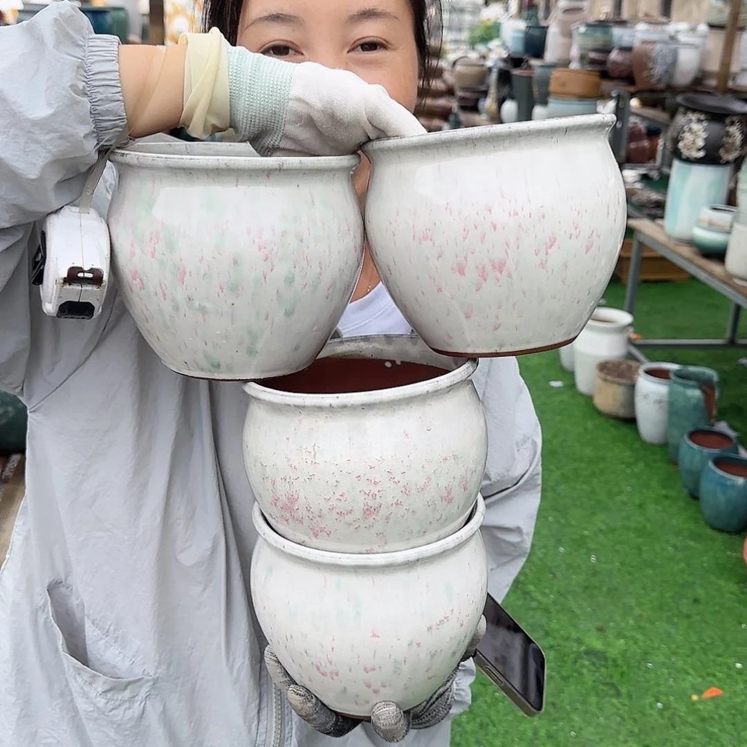 紫砂花盆王嫂花盆0623-505高14口15