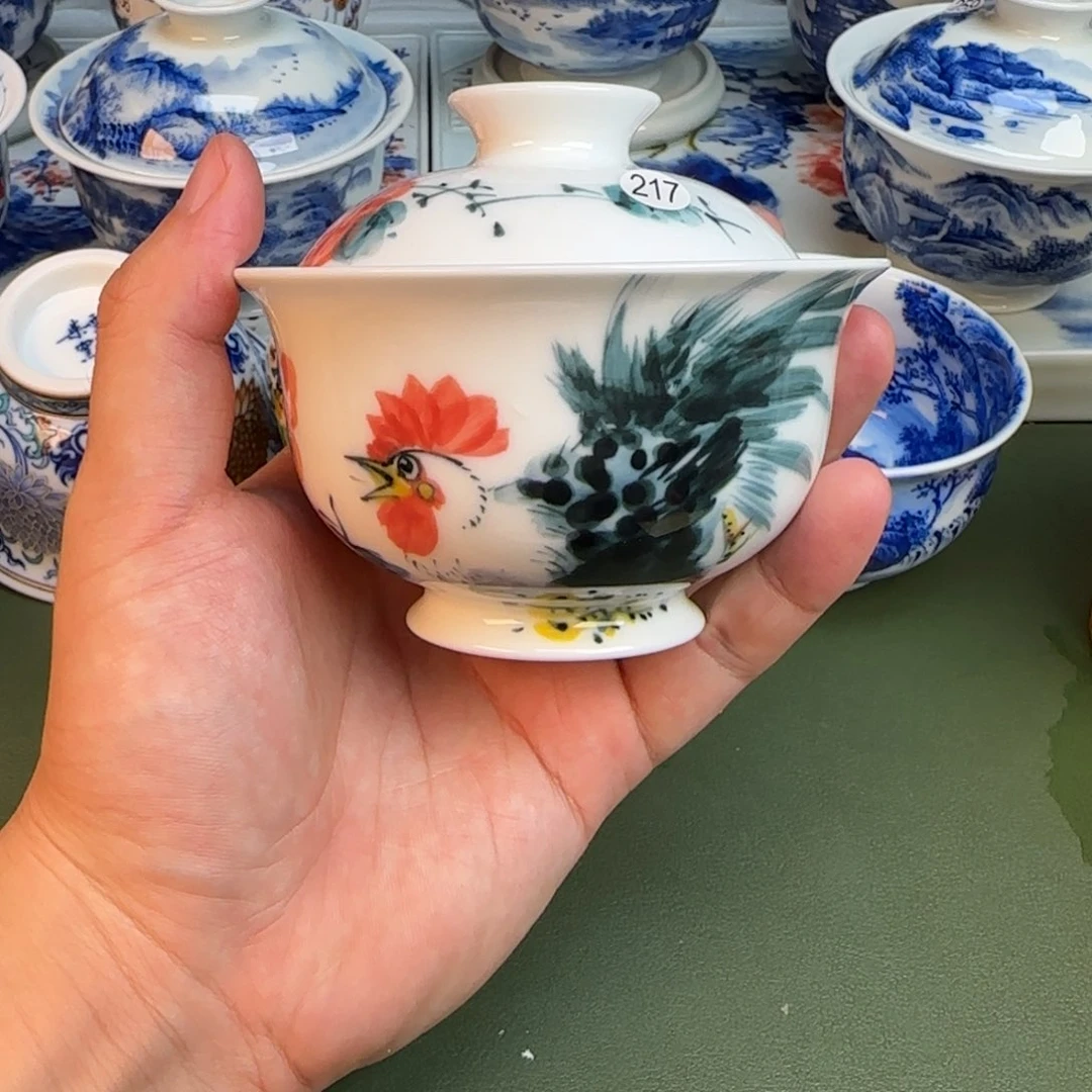 彦祖纯手工手绘茶具217