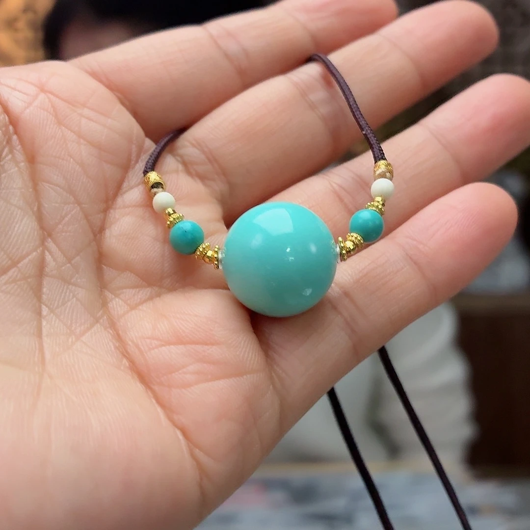 18K金镶嵌绿松石珠宝奇石