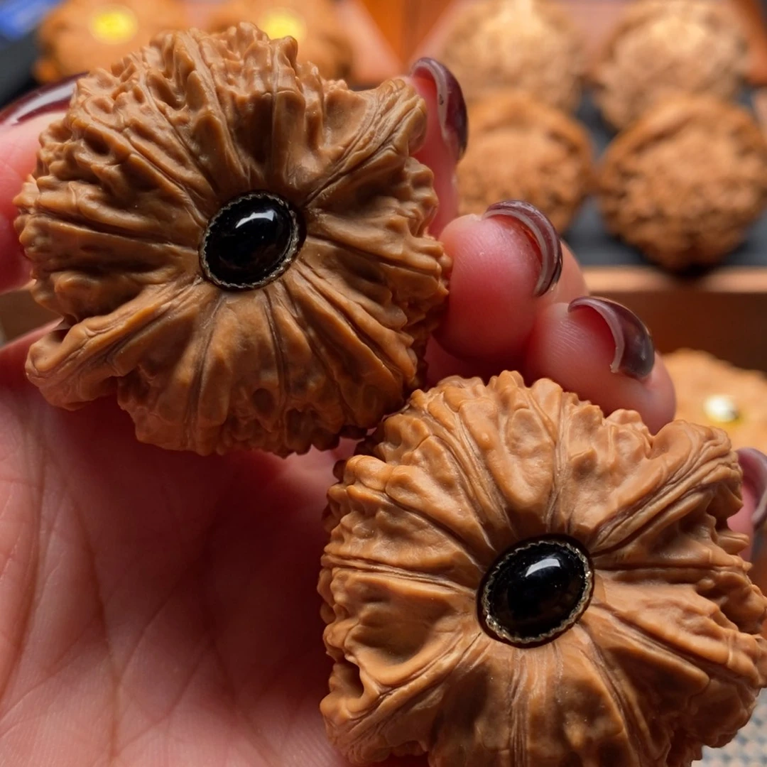 把件文玩核桃45尺全品白狮子