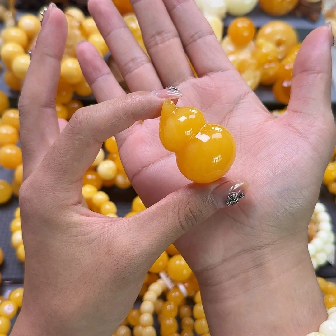 未镶嵌蜜蜡珠宝奇石葫芦