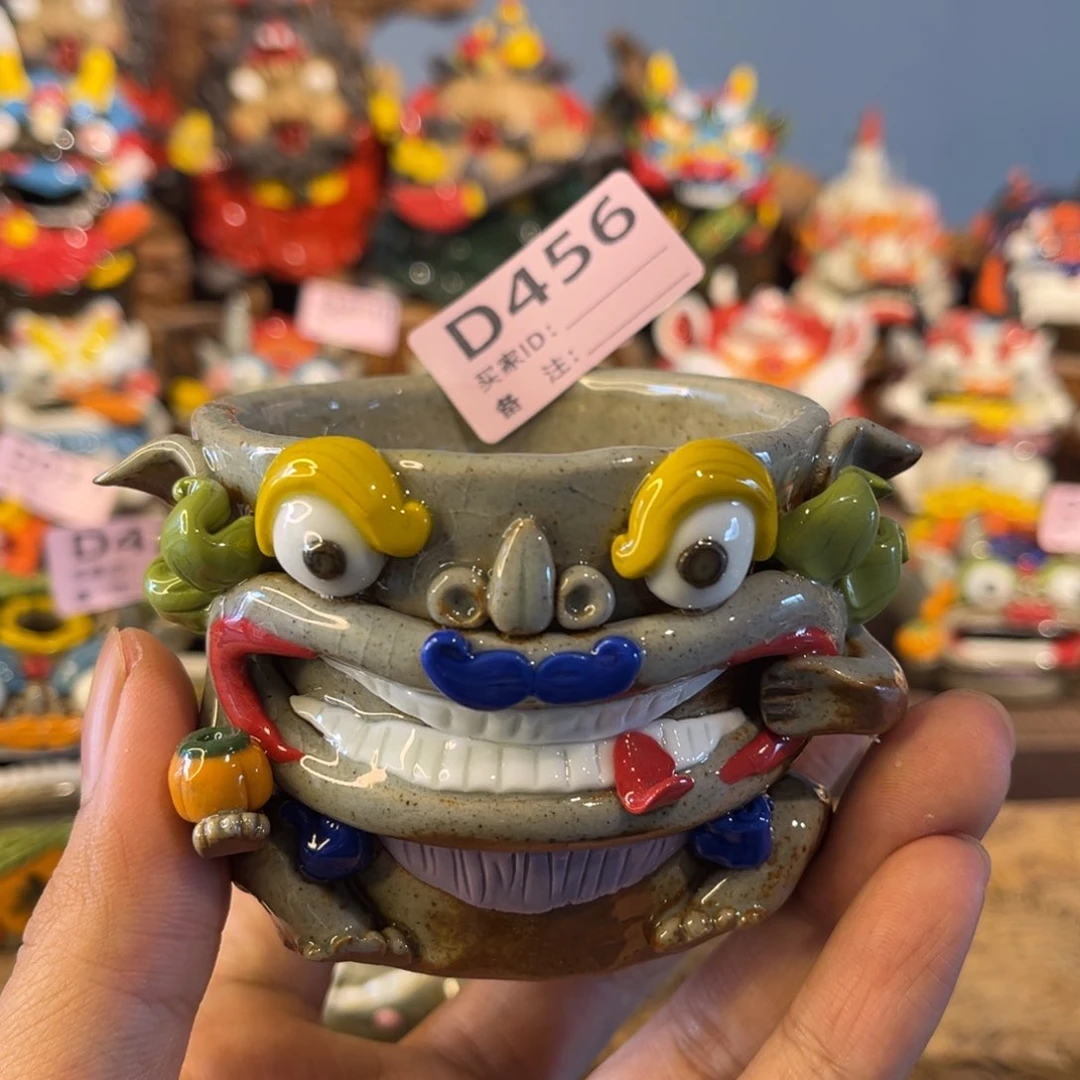 泥塑纯手工茶宠摆件