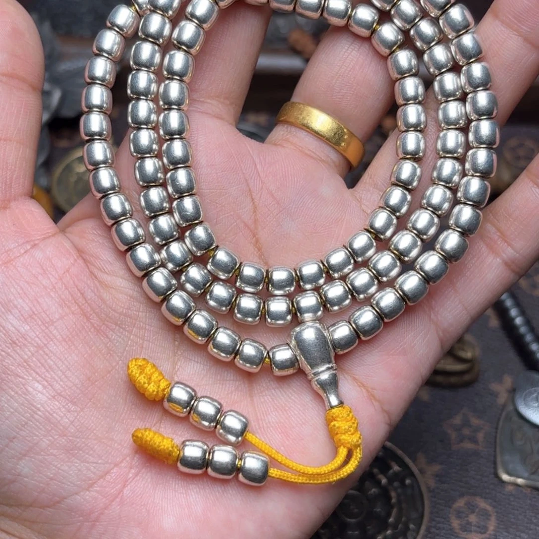 铜星月菩提吊坠项链