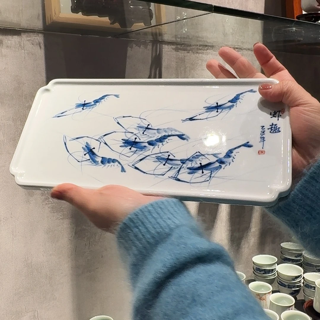 景德镇陶瓷手绘壶承