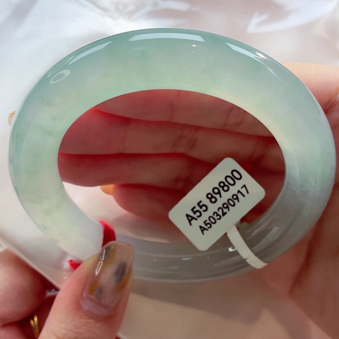 翡翠未镶嵌手镯（圆镯）22（46号）