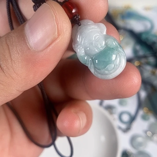 翡翠未镶嵌颈饰天然翡翠