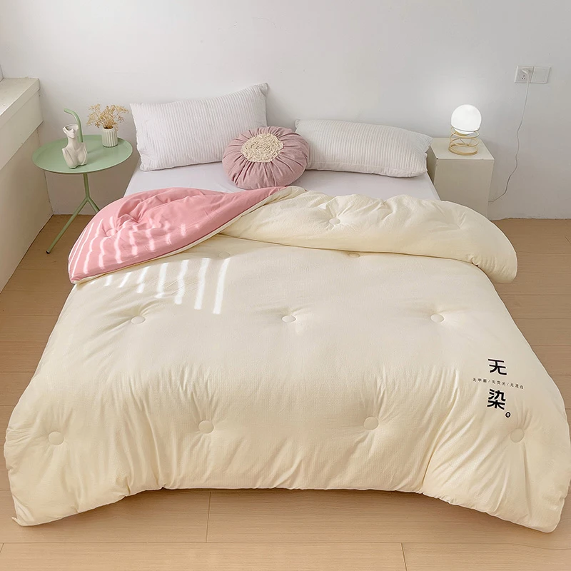 LangSha/浪莎无染秋冬保暖学生宿舍被子学生宿舍单双人亲肤被芯