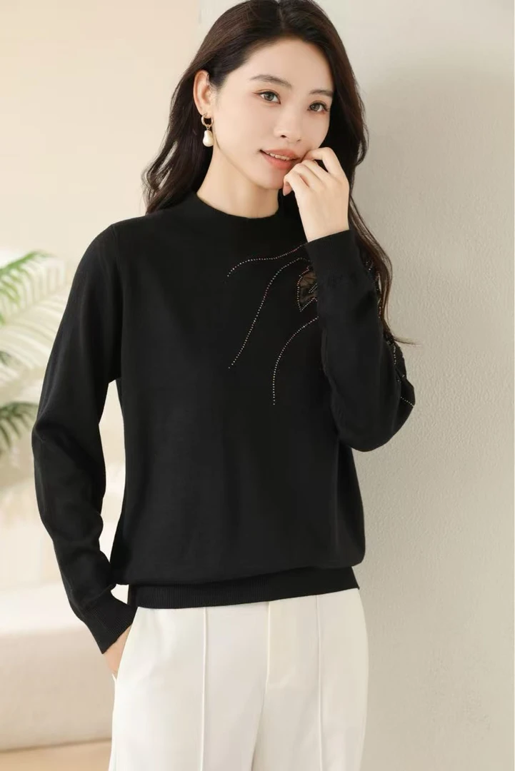 8808 高品质面料冬款大码女装上衣