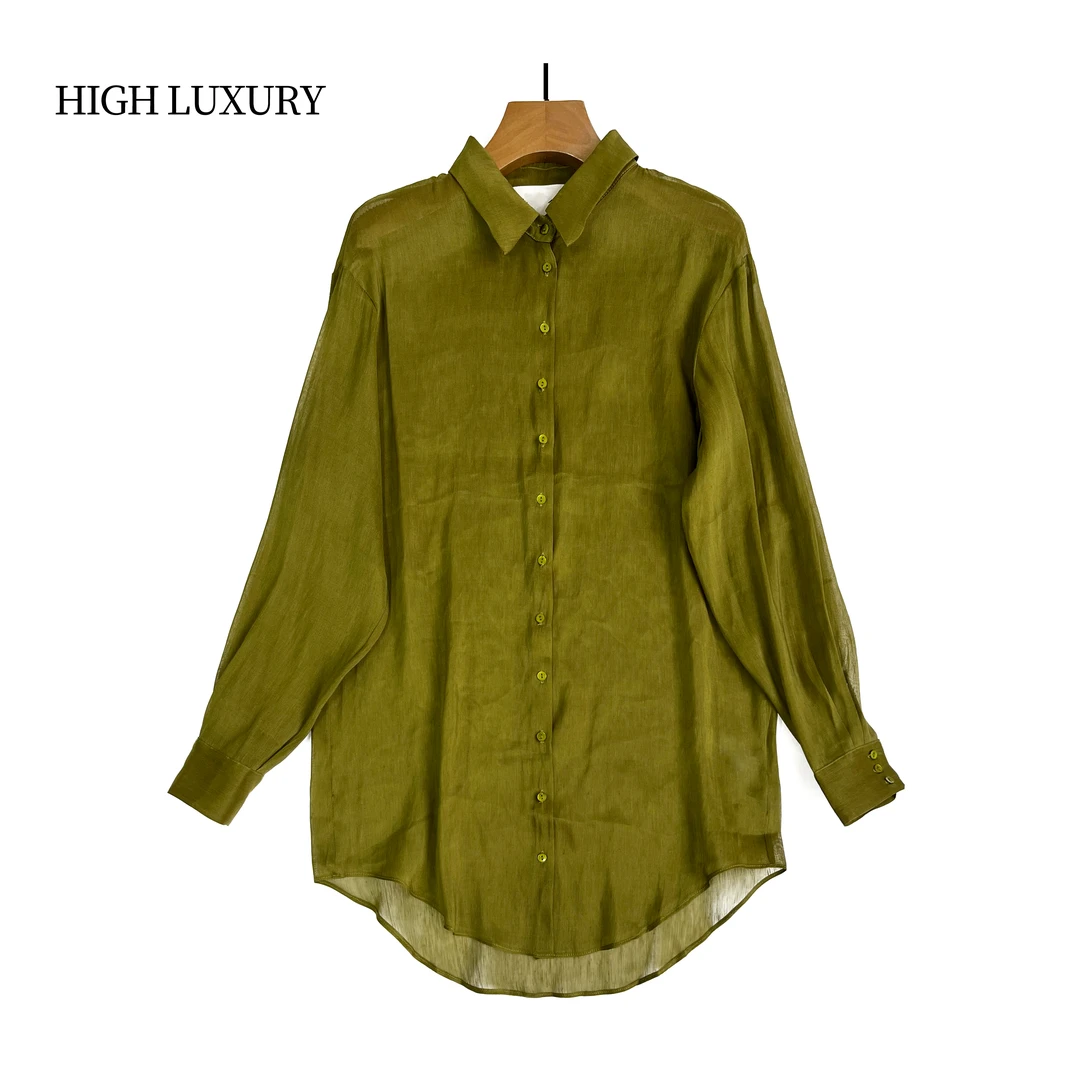 78苎麻22桑蚕丝女士衬衫（230836）20901