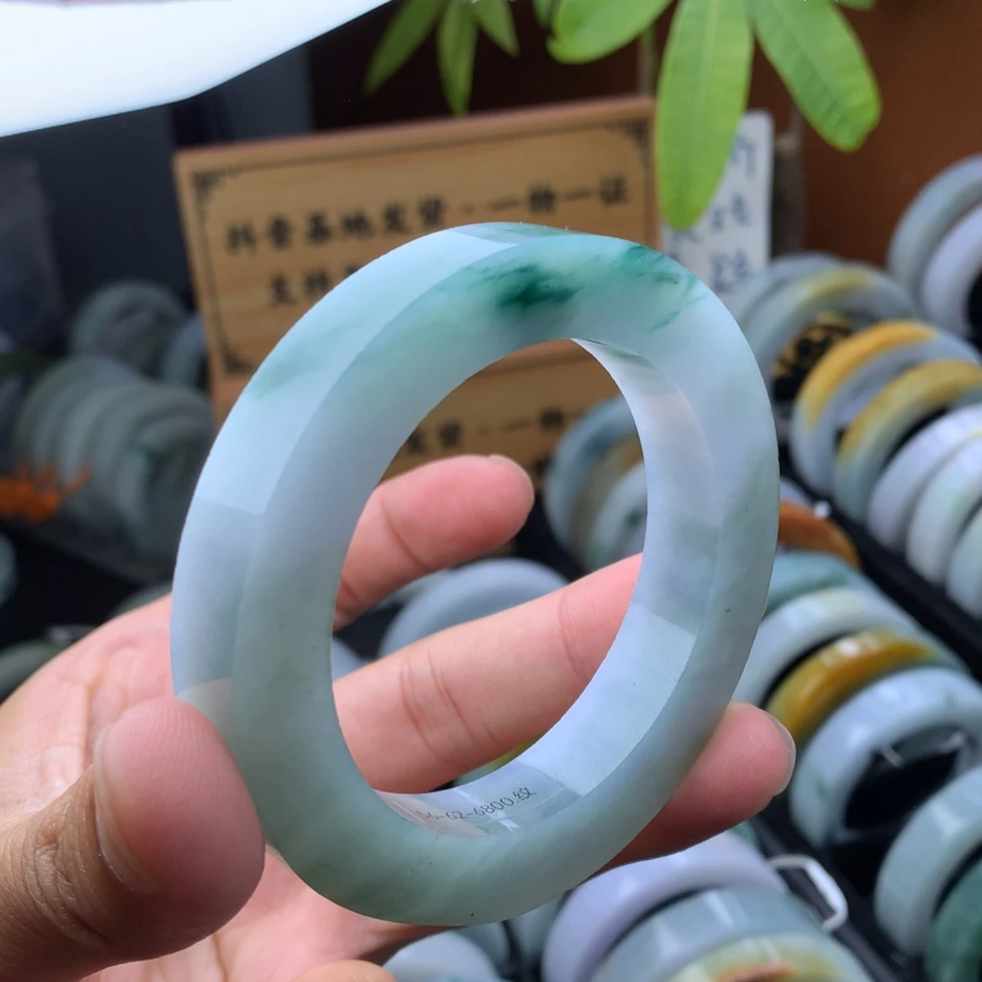 未镶嵌手镯定制翡翠定制手镯