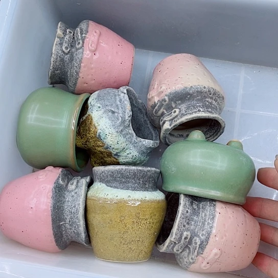 多肉绿植陶瓷花盆9.9包邮