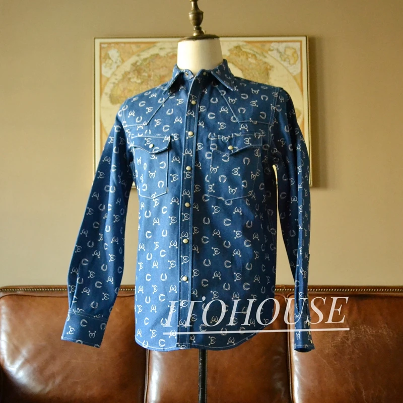 ITOHOUSE出品 WABASH马蹄马刺西部衬衫