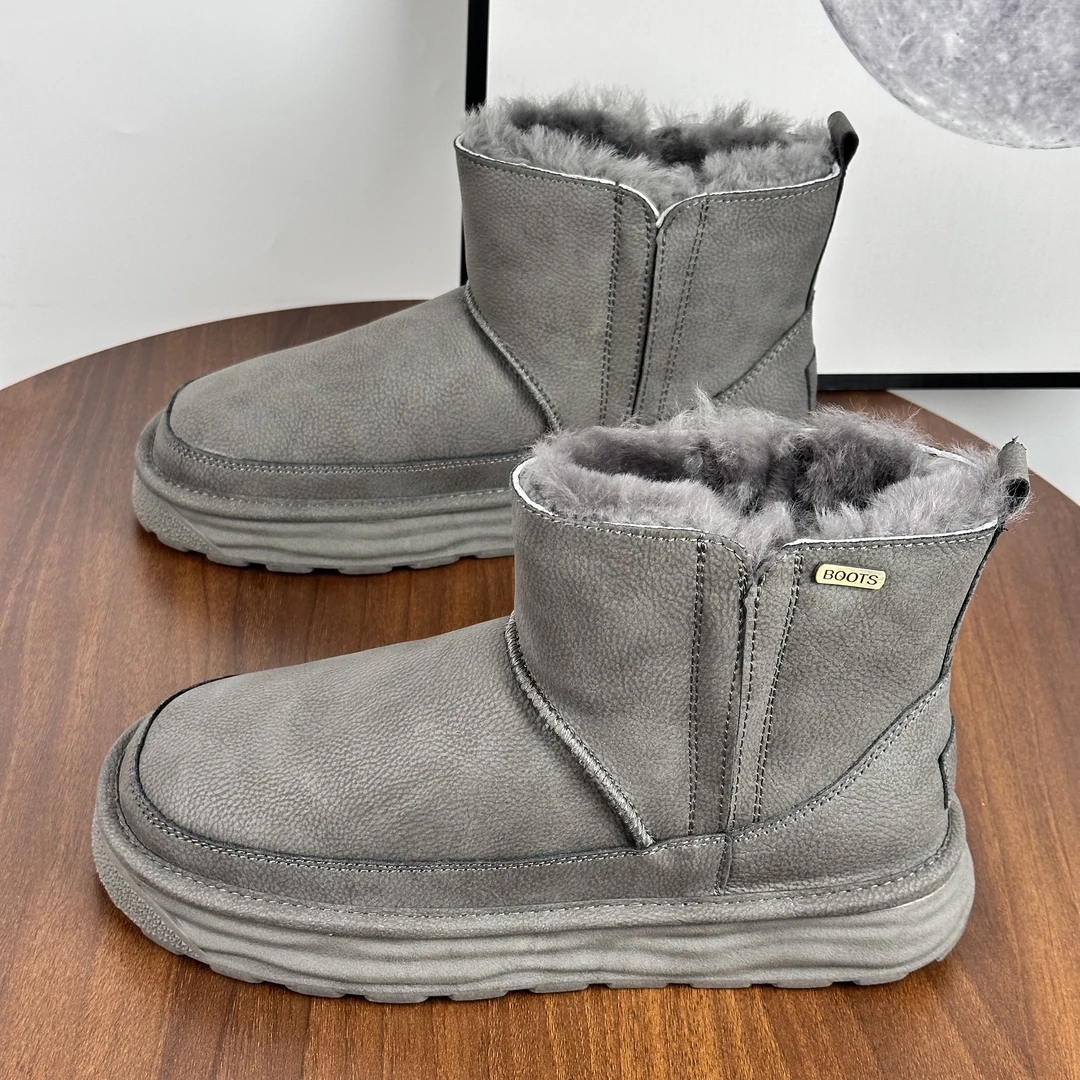 反季清仓！防水防滑靴子时尚雪地靴加厚保暖雪地靴高帮短筒经典