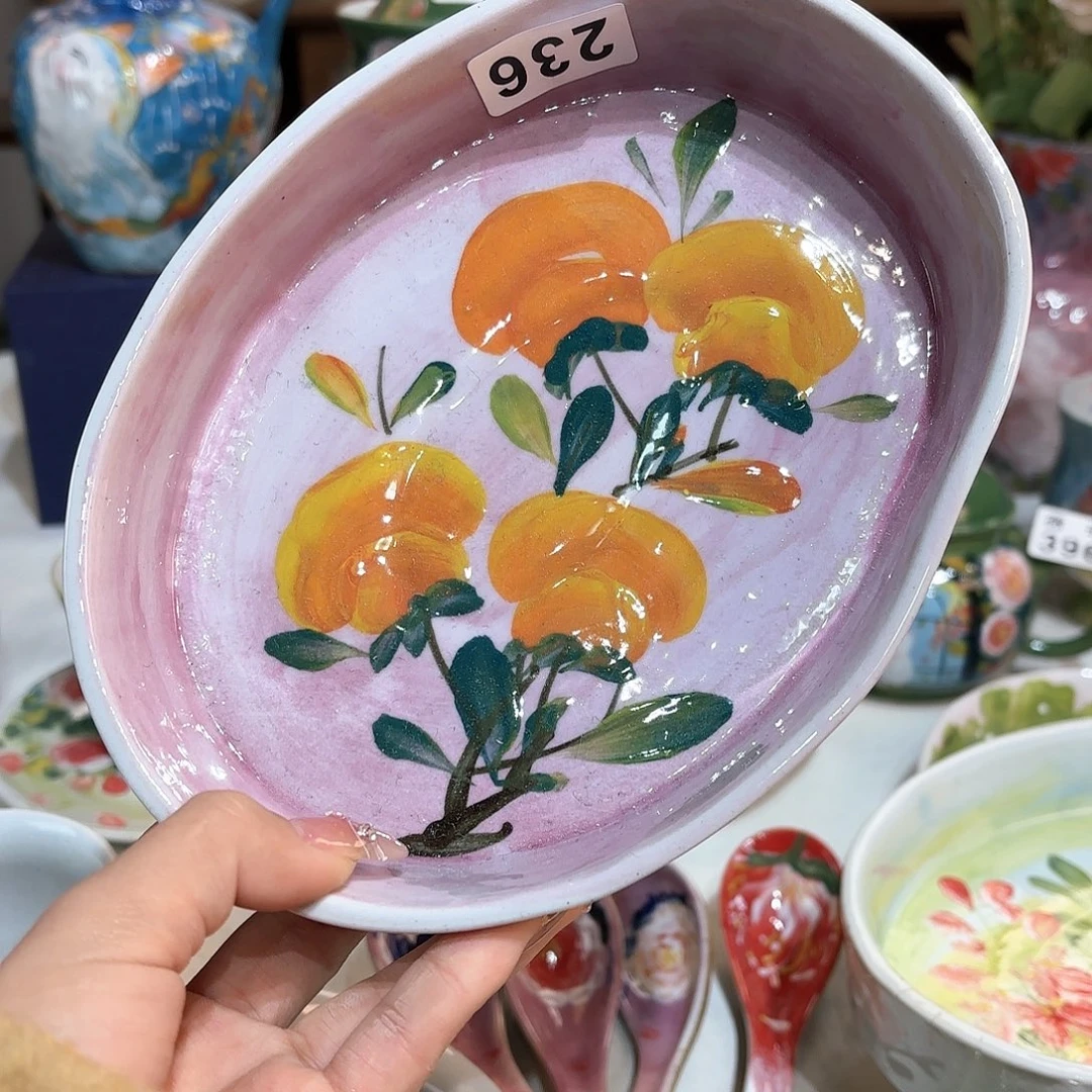 景德镇手绘高温釉下彩陶瓷茶具