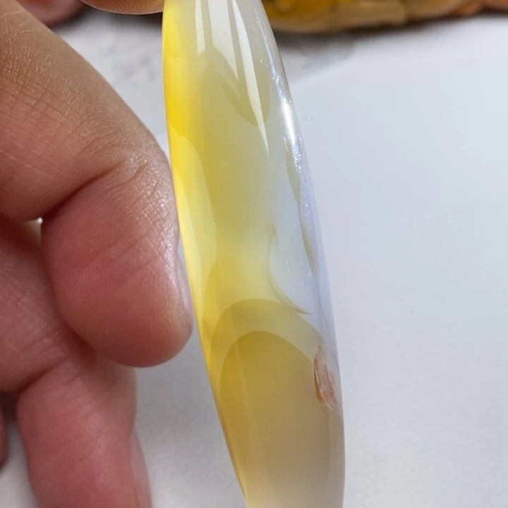 玛瑙/玉髓吊坠未镶嵌心**旧