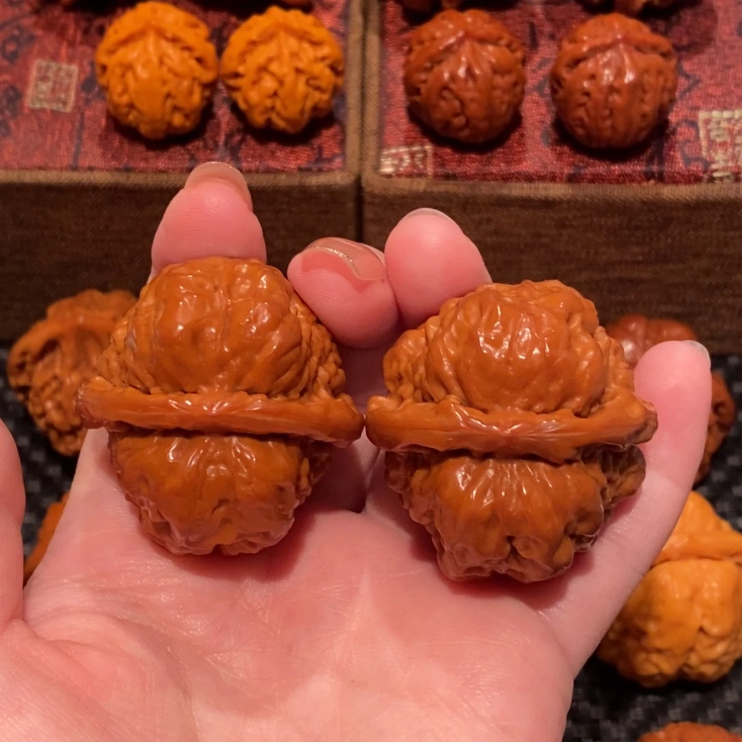 文玩核桃把件蛤蟆头41 精品607