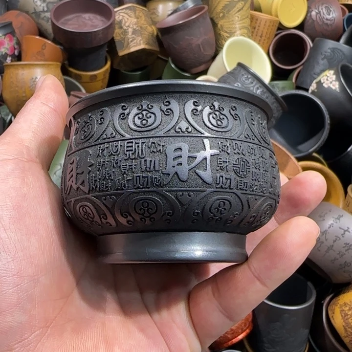 茶杯绿泥全手工制作工艺