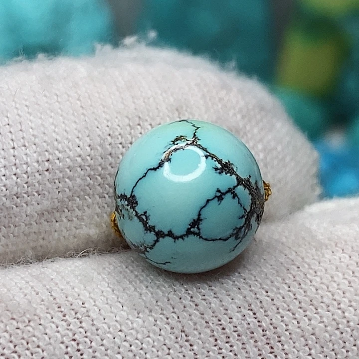 未镶嵌绿松石天然原矿 带武汉地大证书