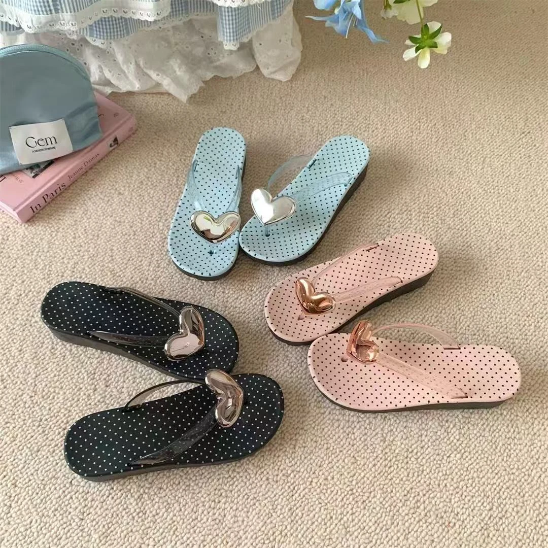 人字拖鞋新款黑色人字拖女外穿防滑厚底沙滩鞋夹脚夏季凉拖鞋女款