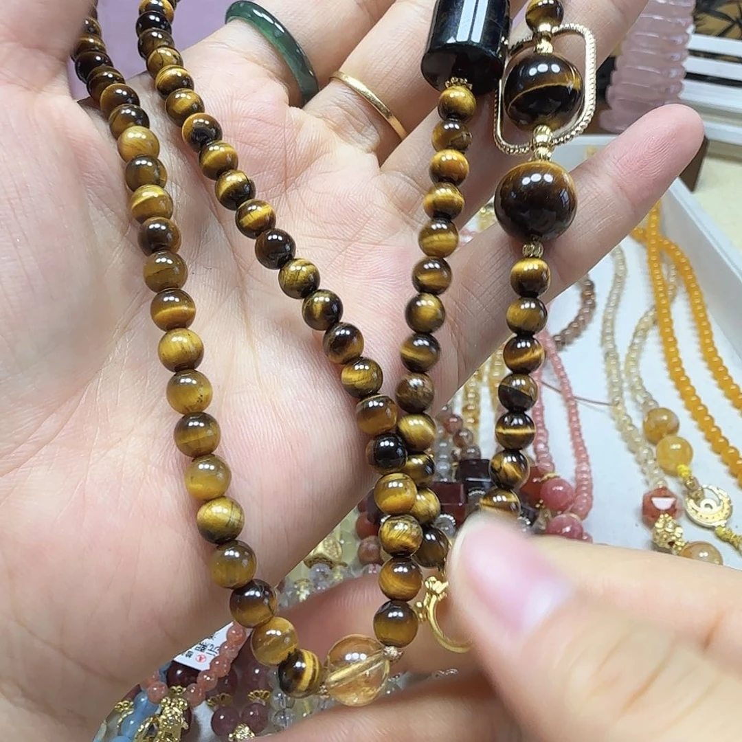 水晶手链未镶嵌禧*虎眼