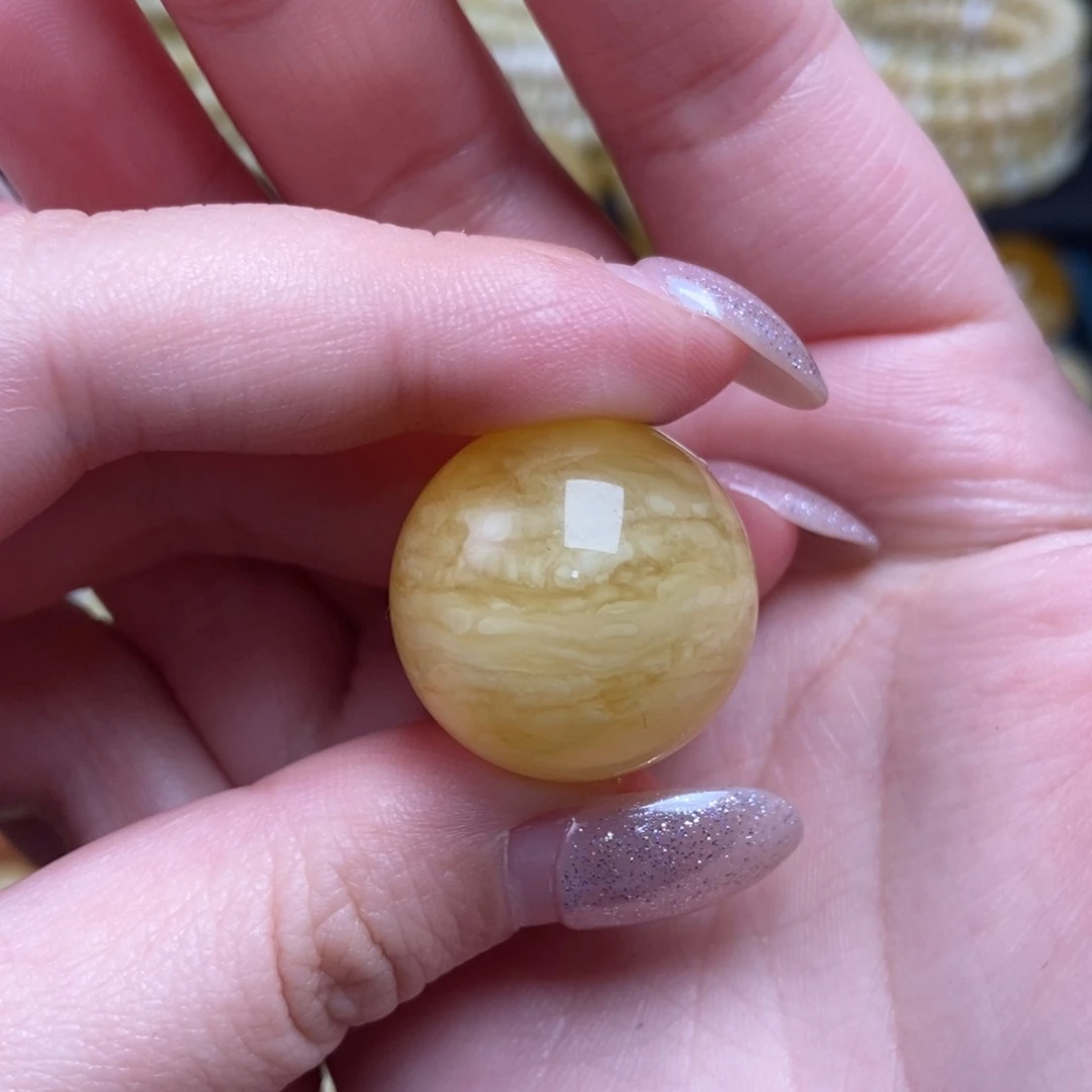 蜜蜡未镶嵌珠宝奇石卡23