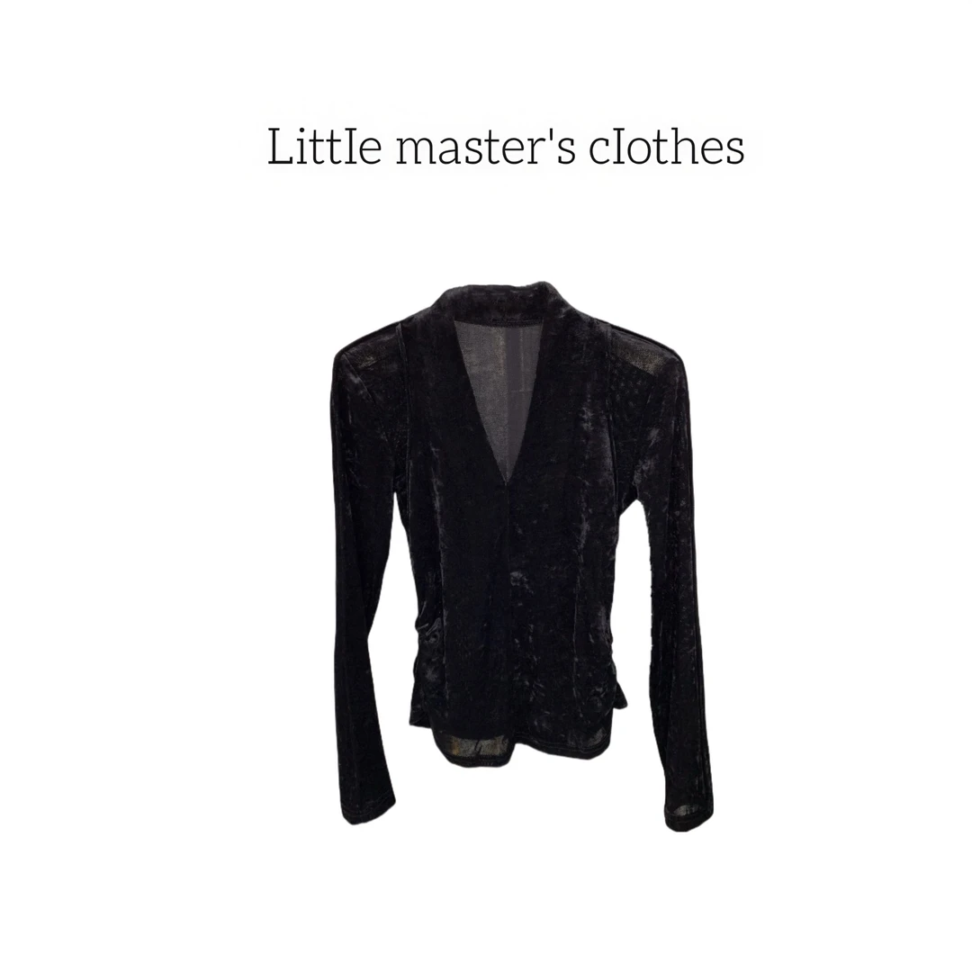 设计师气质打底衫百搭时尚轻奢长袖显瘦上衣T恤