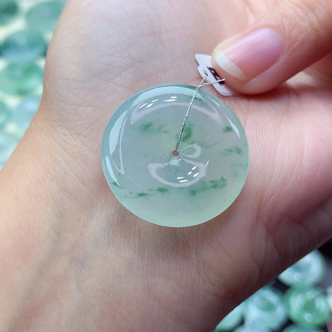 翡翠颈饰未镶嵌98尺寸26.2-6.0