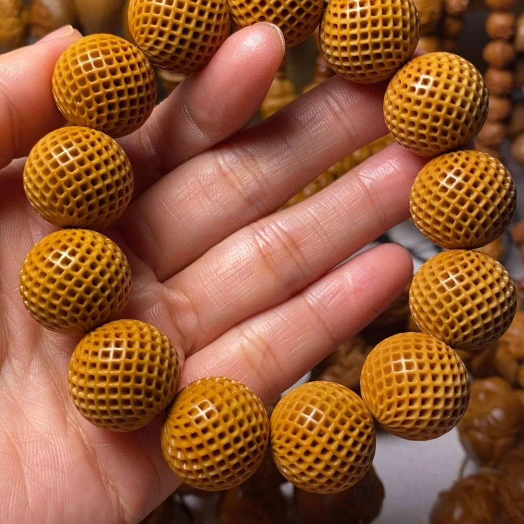 财***通橄榄核手串/手链光珠路路通