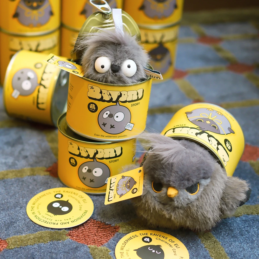 InHim 守护希望 乌鸦Eli毛绒公仔包挂生日礼物新年圣诞创意伴手礼