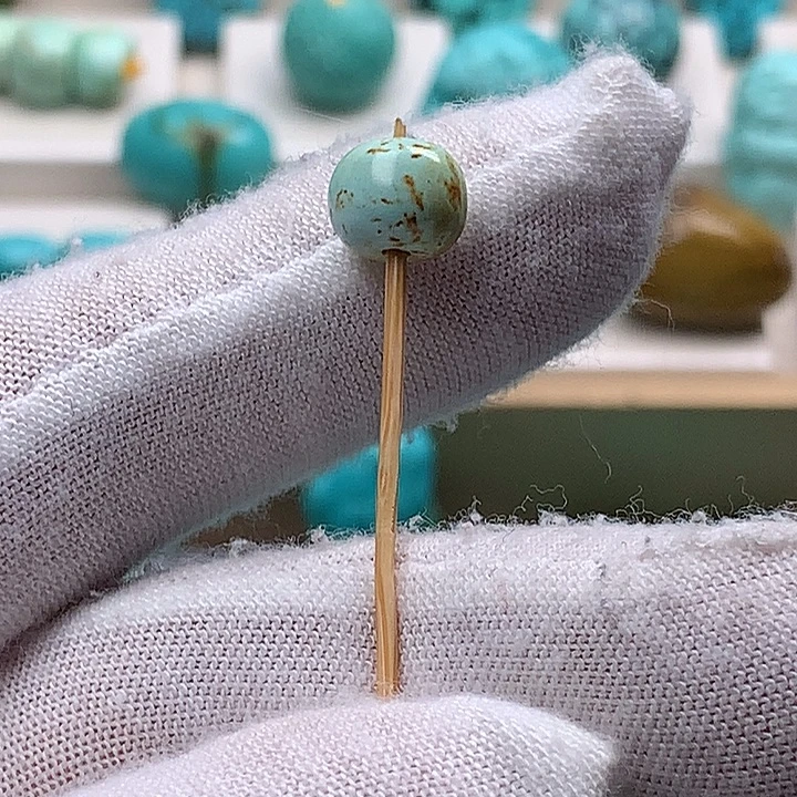 琥珀未镶嵌珠宝奇石直径8.5特色老型珠