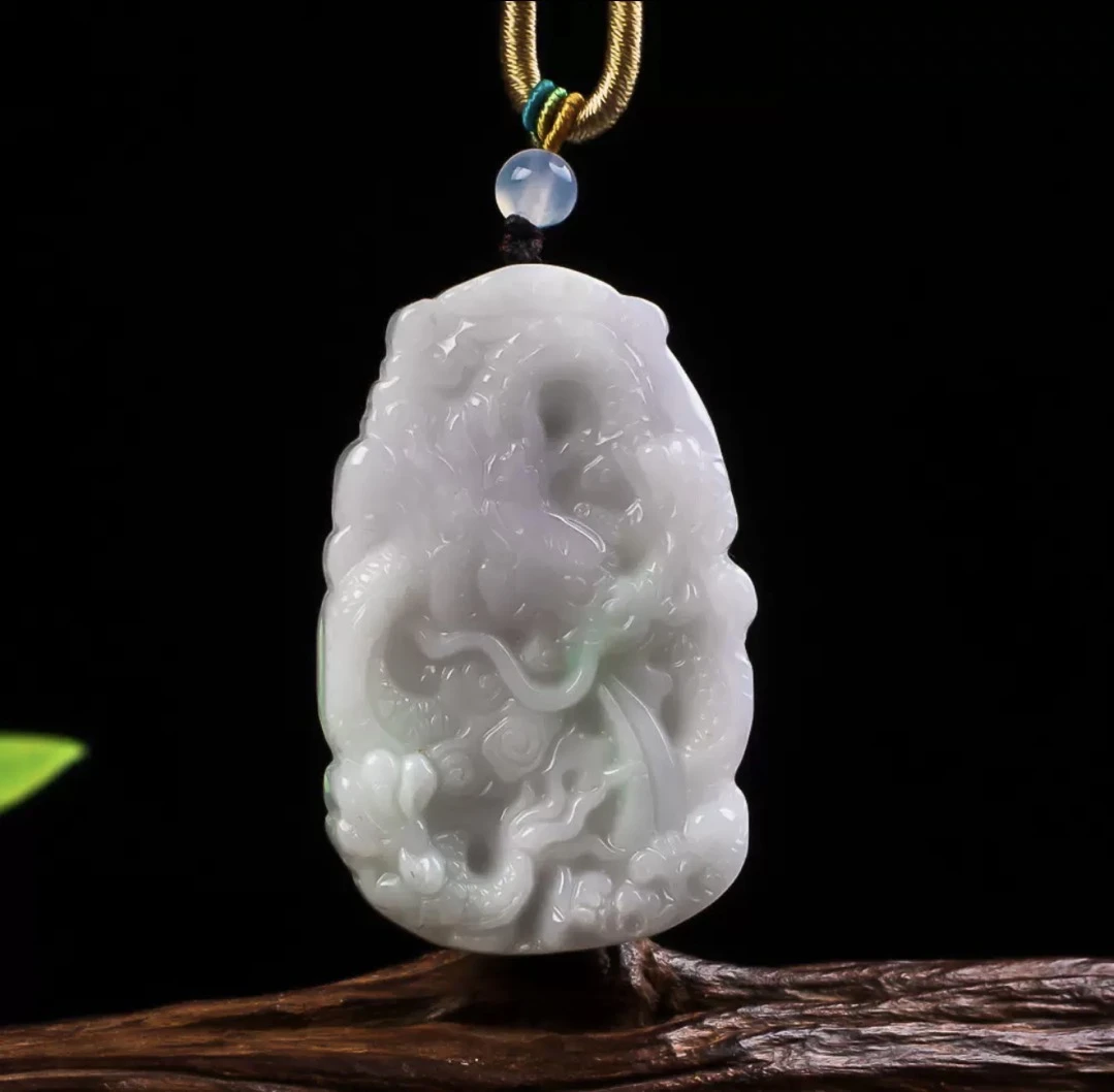 双龙护主男女同款时尚吊坠