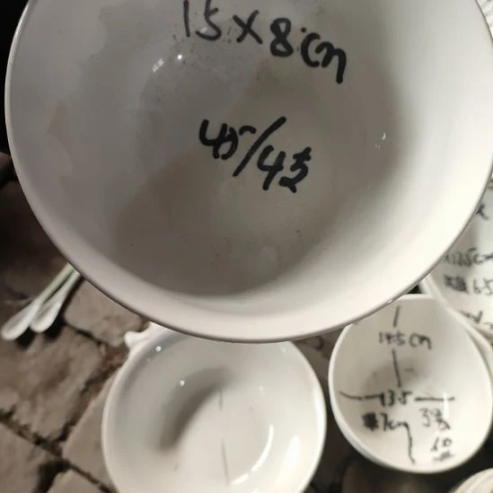 陶瓷强化瓷6英寸口径15X8陶瓷碗