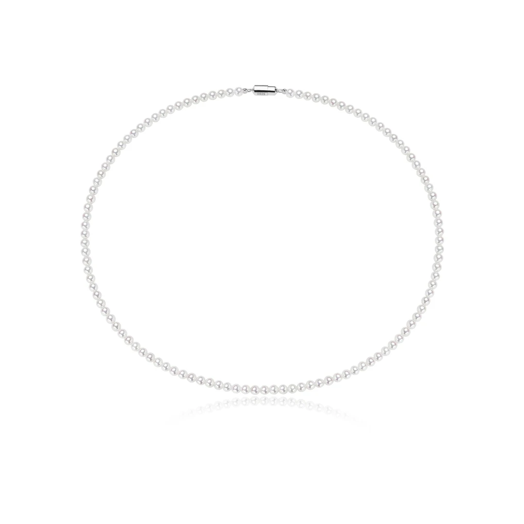 【孙思瀚专属】阮仕彩云系列 S925银淡水珍珠项链 3-4mm
