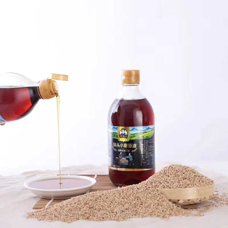 黄福德锅头香油拌菜做饺子馅调味品调味油拌菜油碟香油精华500ml