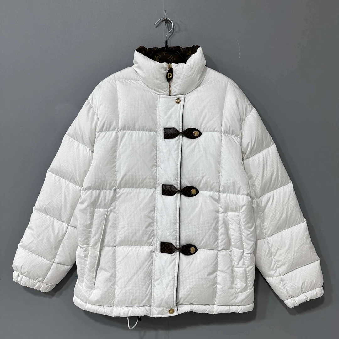 99新 LouisVuitton/路易威登 内里满印白色羽绒服/34码/74784