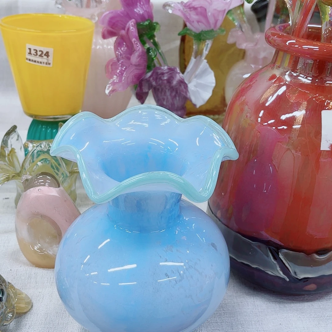 小风灯不完美 安妮琉璃花瓶摆件