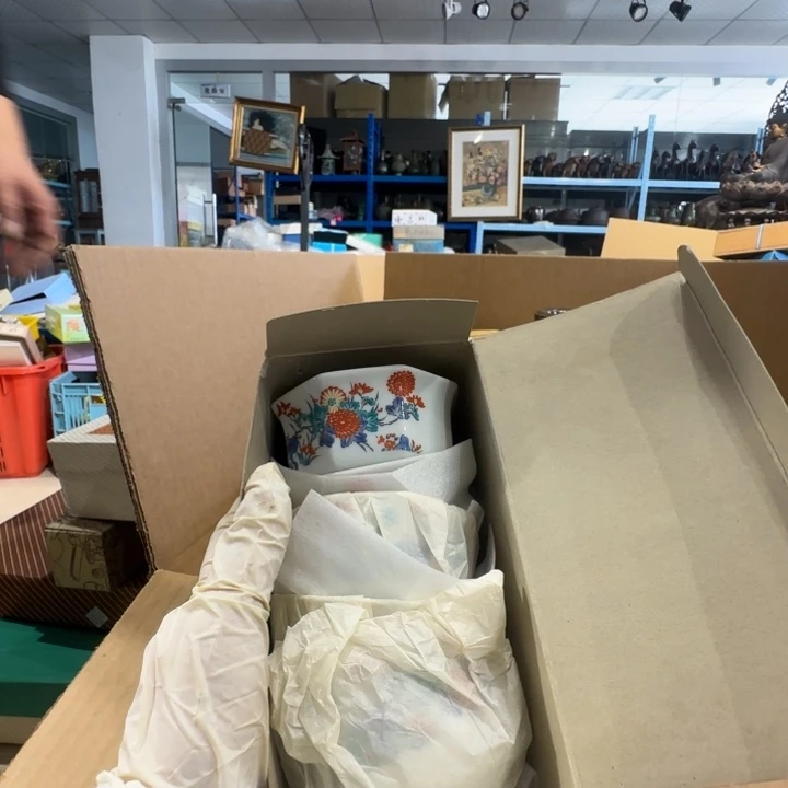 栀***.古古回流瓷器摆件120