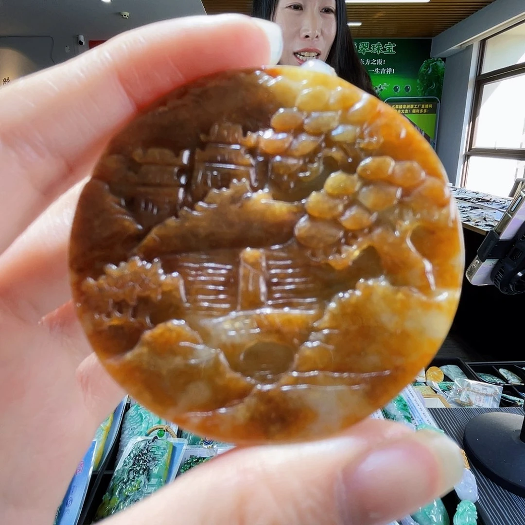 颈饰未镶嵌翡翠翡翠