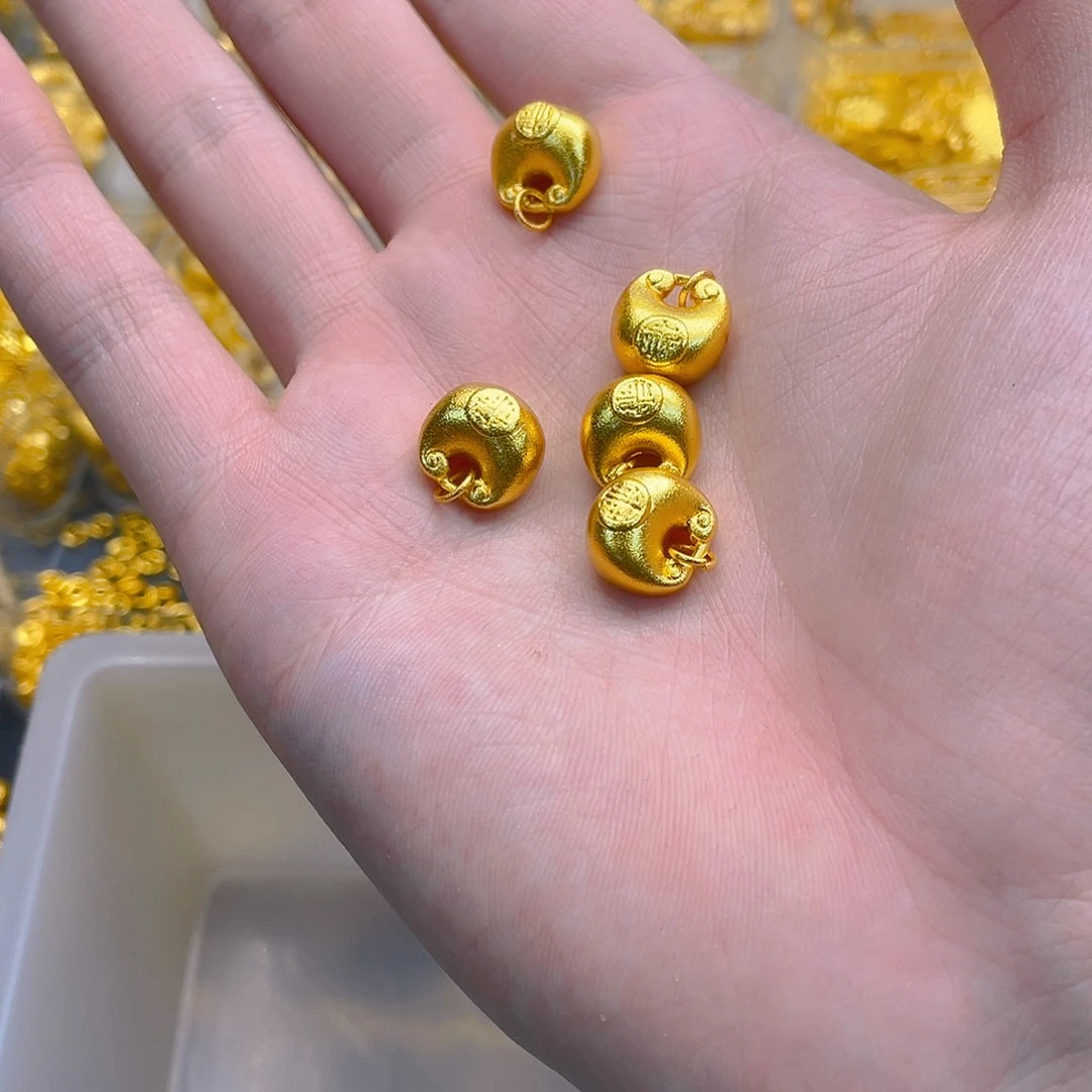 锆石铜合金纯色小胖福1个