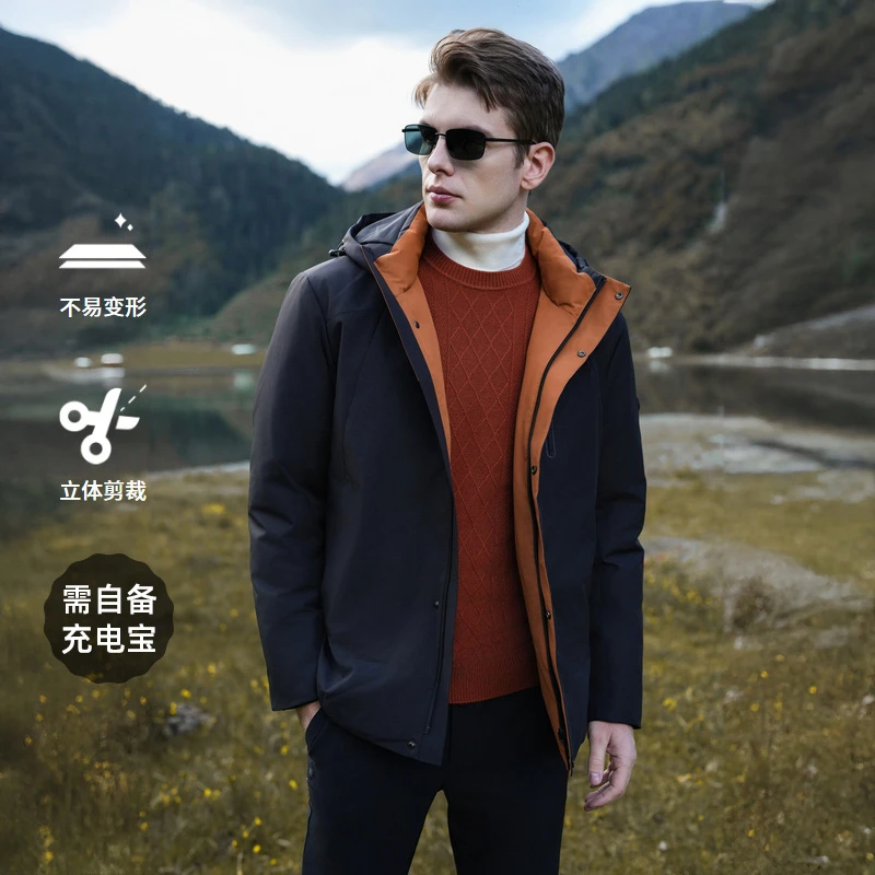 【雅韵东方】劲霸男装秋冬茄克羽绒服|IRJR4353