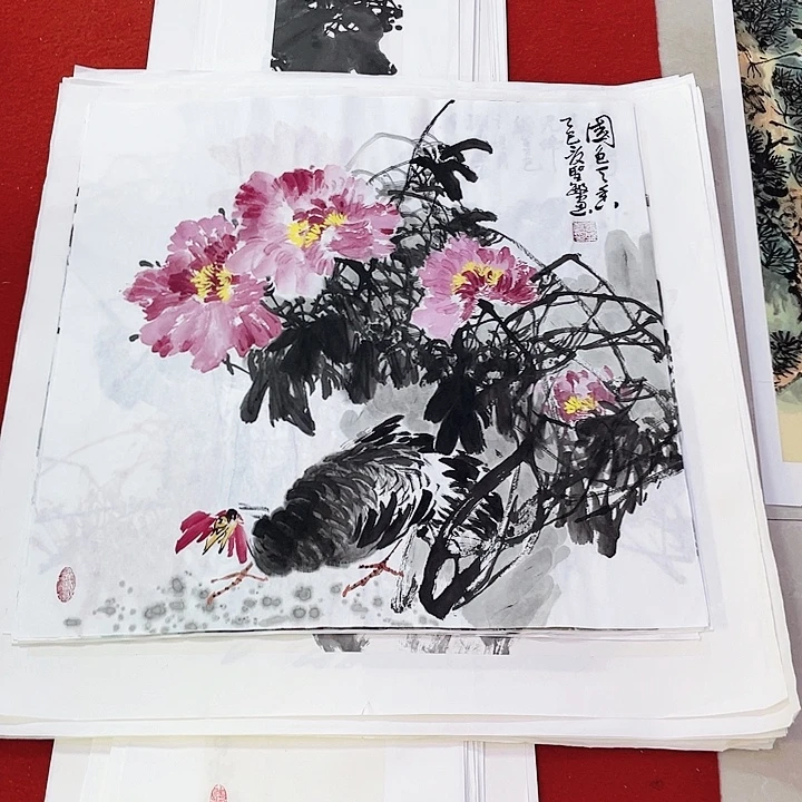 国画张圣敏先生纯手绘作品