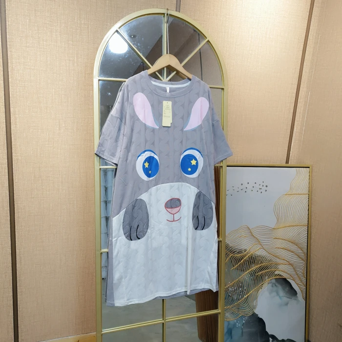 EW8孕妇灰色睡裙M90-130L100-140  XL150