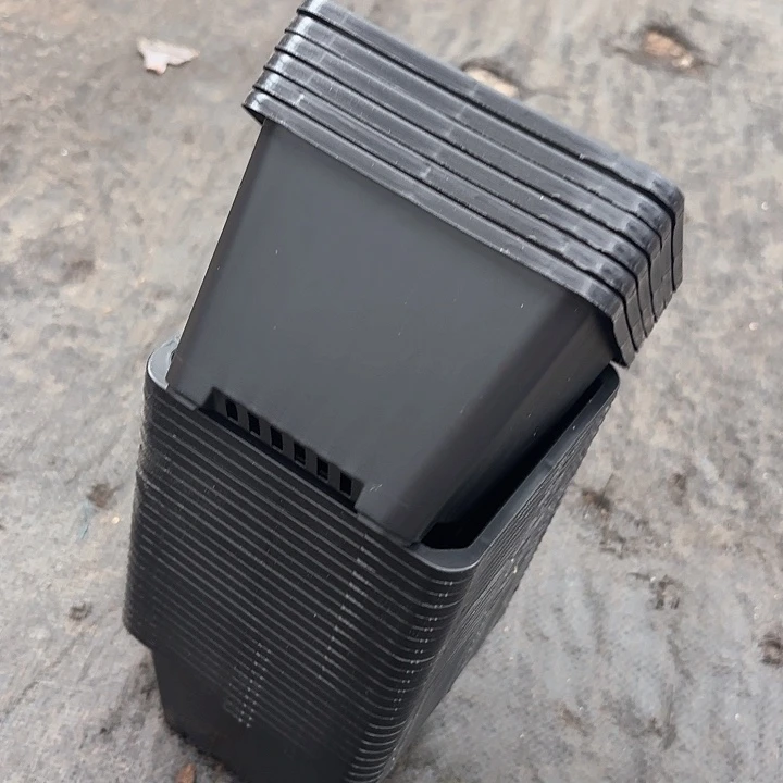 11公分黑方盆高8公分12个